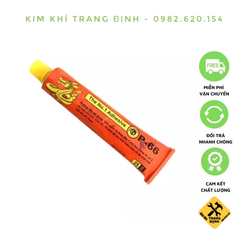 KEO RỒNG VÀNG P66 25g  Keo dán da