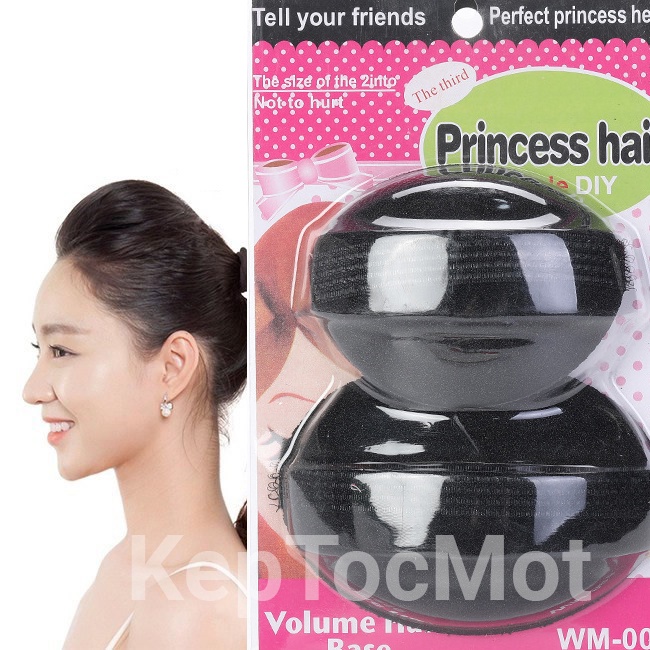 Độn tóc công chúa princess diy31