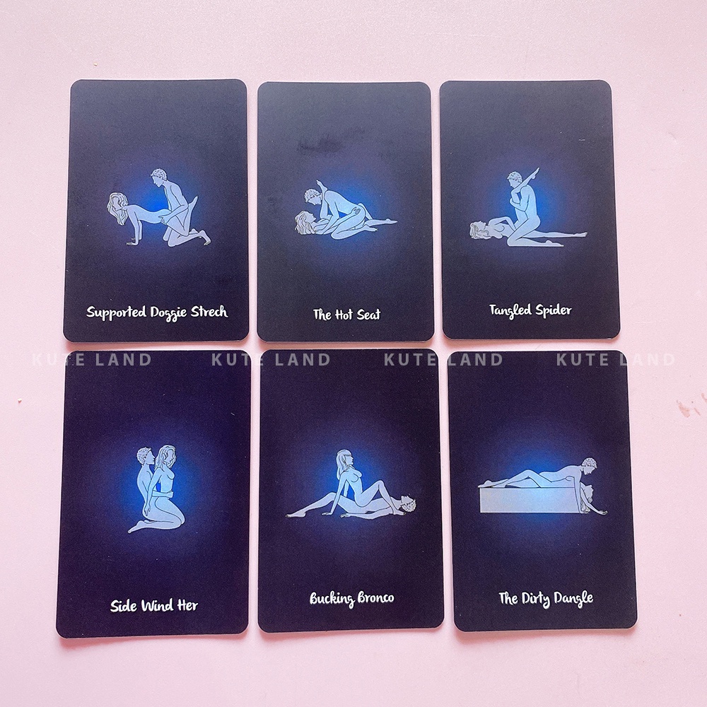 [Che Tên] Bộ Bài Hot Night Dành Cho Cặp Đôi Hẹn Hò Drinking Game 73 Lá Dạo Đầu Tư Thế 18+ 10 Kiểu Hôn C-HNIGHT