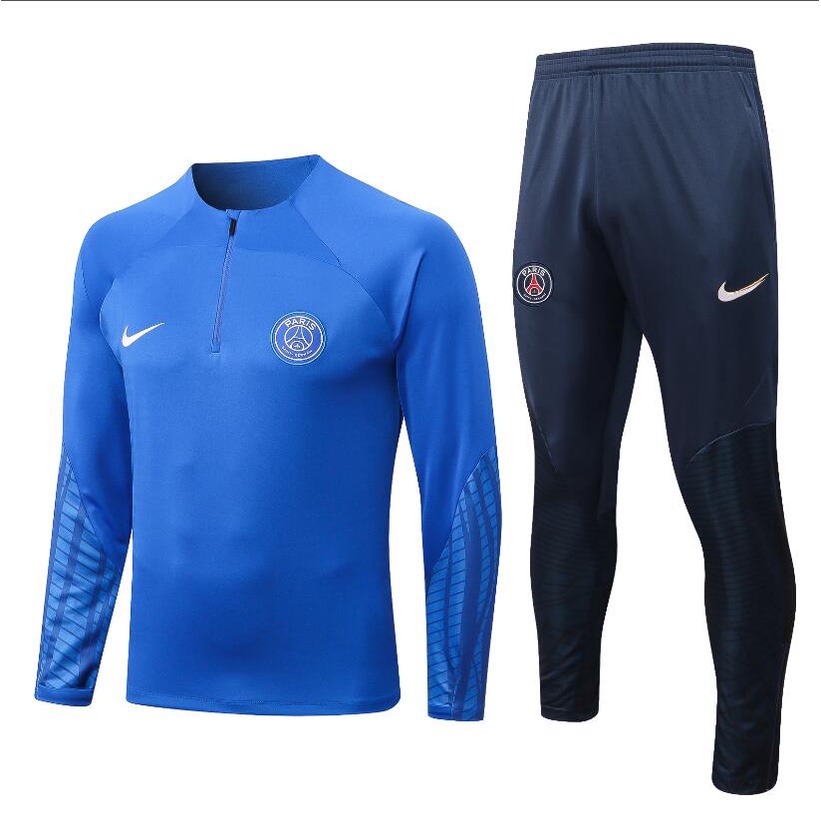 Áo Khoác Bóng Đá Tay Dài Paris Jordan Saint Germain PSG Messi Cỡ S-XXL 21 / 22 Chất Lượng Cao