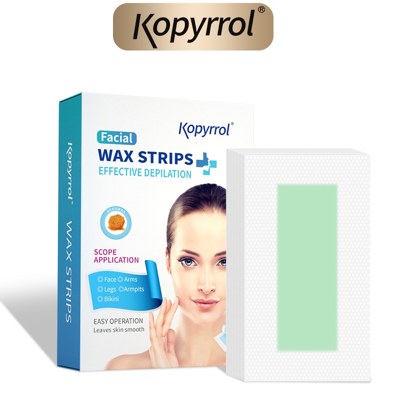 KOPYRROL 72 miếng tẩy lông mặt Wax LôNg 80g