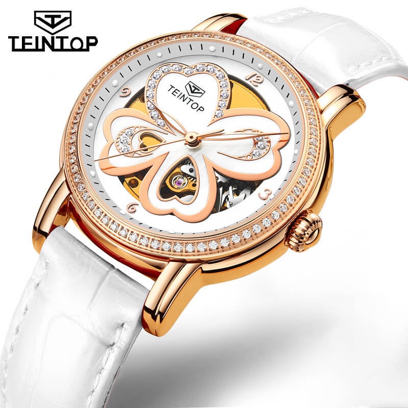 Đồng hồ nữ chính hãng Teintop T7806-2 hàng mới,Kính sapphire ,chống xước,Chống nước,máy cơ(Automatic),Bảo Hành 12 Tháng