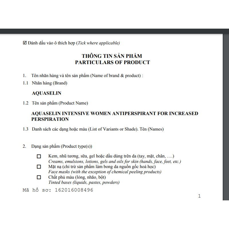 Aquaselin intensive women – Lăn nách nữ loại mạnh (mồ hôi nhiều) | BigBuy360 - bigbuy360.vn