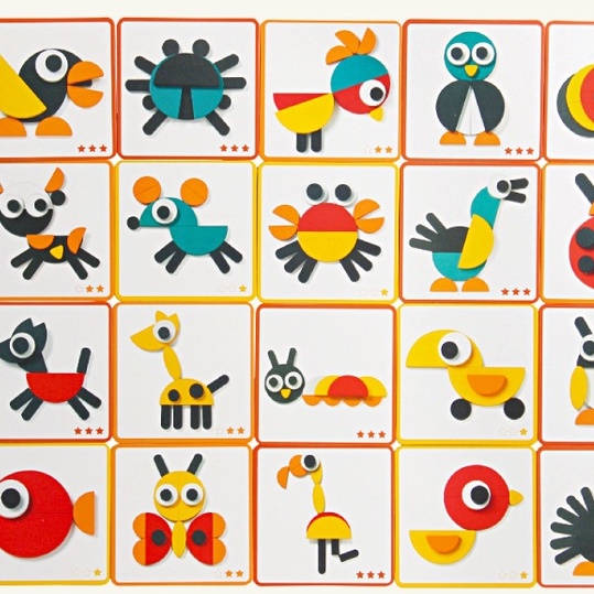 BỘ GHÉP HÌNH ĐỘNG VẬT- GHÉP HÌNH THEO TRANH- ĐỒ CHƠI MONTESSORI