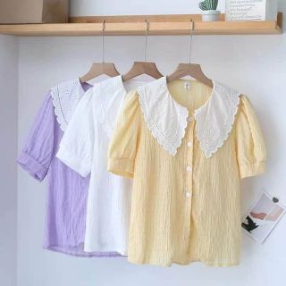 Áo bánh bèo có cổ