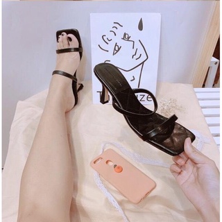 Guốc 2 quai thắt nơ hông 7p