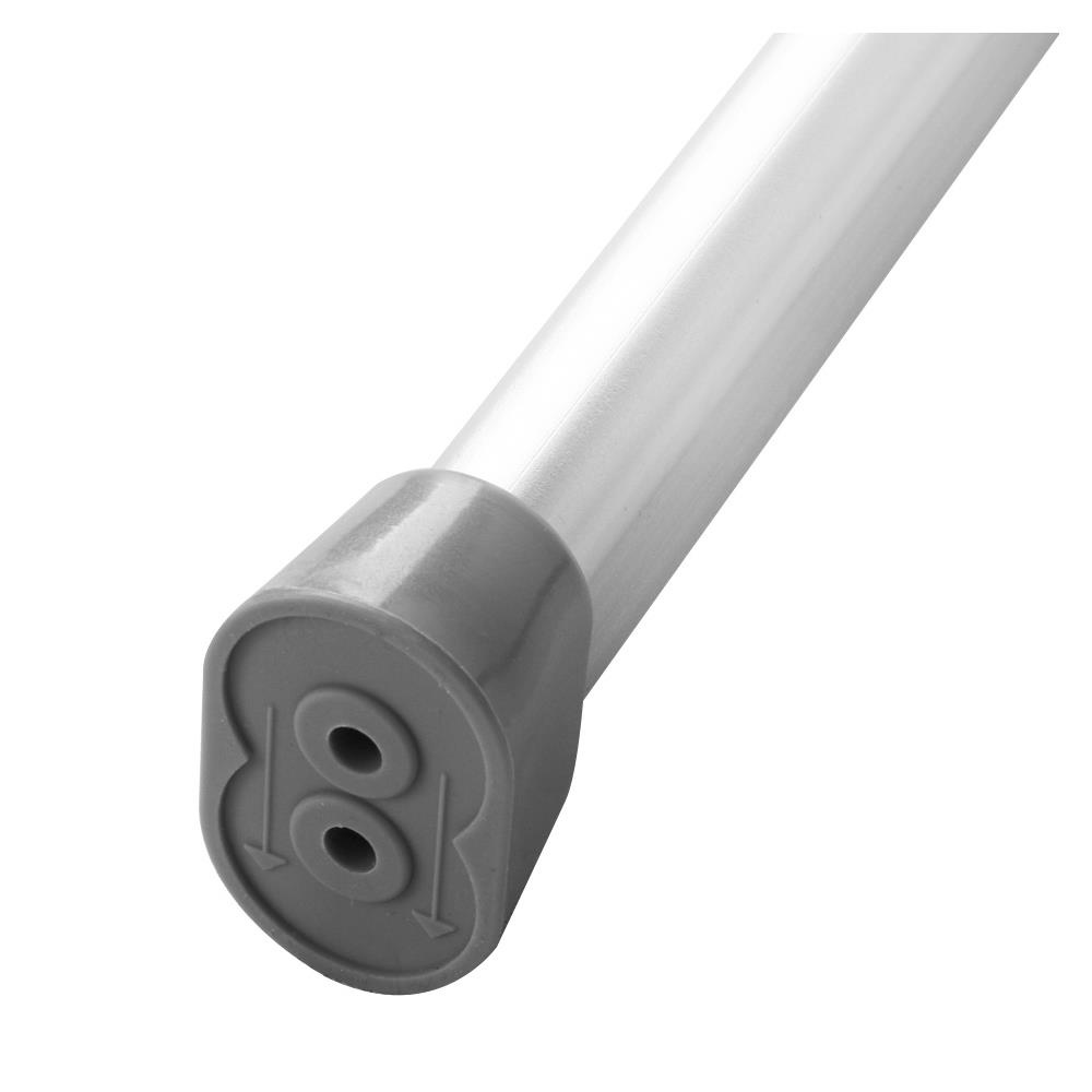 Homebase MOYA Thanh treo rèm tắm HM86311 bằng nhôm 71X1.7X0.25CM màu bạc