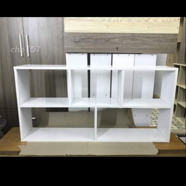 [GIÁ XƯỞNG] Giá sách gỗ treo tường 80x55x15