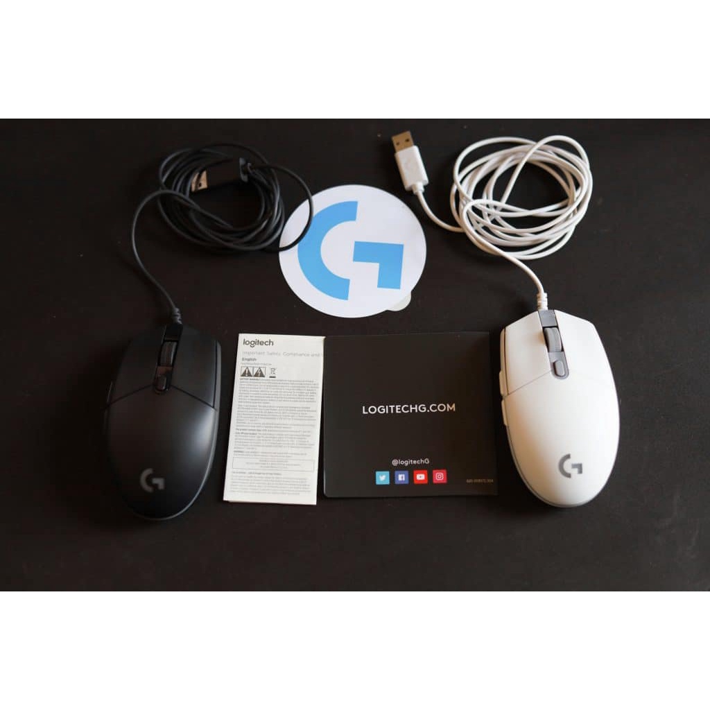 Chuột Logitech G102 Lightsync RGB White/Black