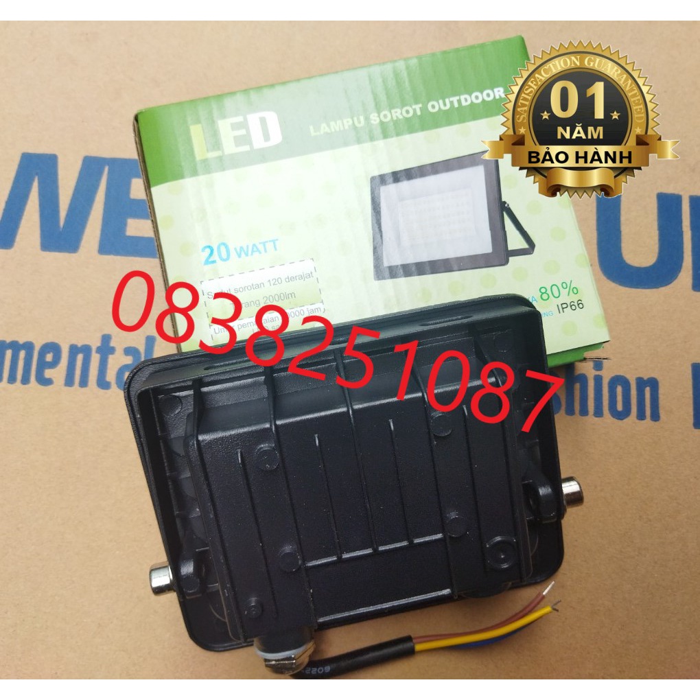 Đèn led pha 50w/30w/20w/10w siêu sáng Chuyên lắp Ngoài trời Ánh sáng Trắng/Ánh Sáng Vàng