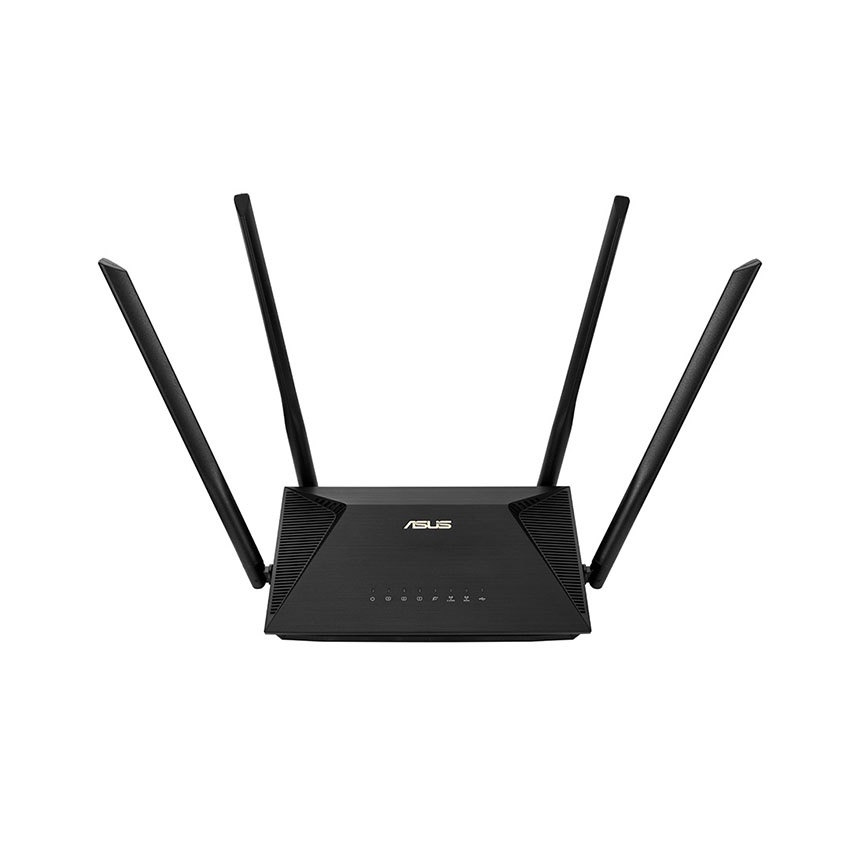 Router WiFi 6 ASUS RT-AX53U 2 băng tần AX1800 (802.11ax) hỗ trợ công nghệ MU-MIMO và OFDMA - Hàng Chính Hãng