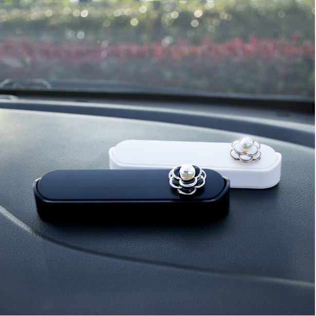 Bảng ghi số điện thoại ô tô khi dừng đỗ, gắn hoa chanel dễ thương-Dũng An shop.