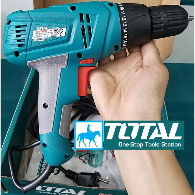 TOTAL Máy khoan vặn vít cầm tay 280W 10mm TD502106