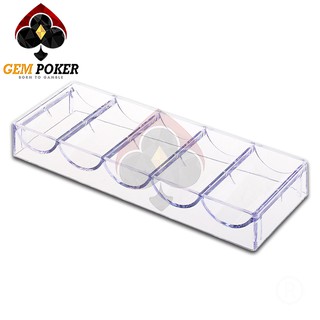 Khay 100 chip poker acrylic