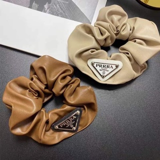Dây buộc tóc da PU hiệu PRADA