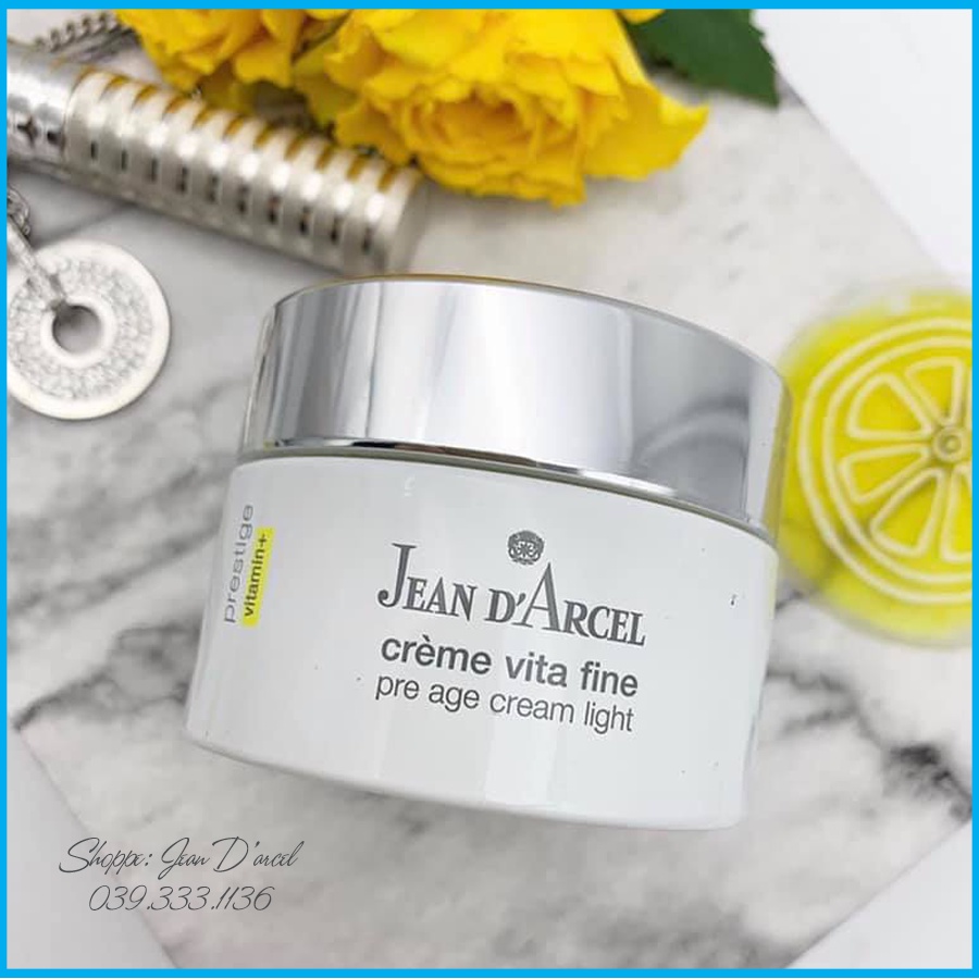 [CHÍNH HÃNG] Kem dưỡng làm trắng sáng da, ngăn ngừa lão hóa sớm Jean D'Arcel - Pre-age Cream Light - J76