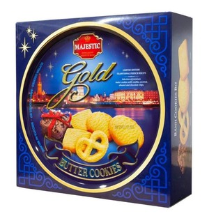 Bánh quy bơ Majectic Gold 681g (hộp thiếc )