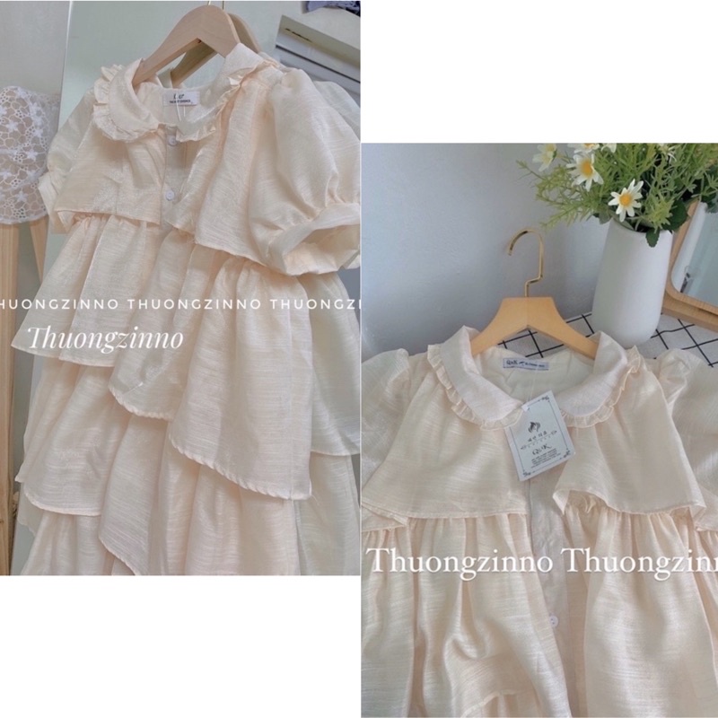 [Ảnh thật/Video] Đầm Voan công chúa Nora Dress nhẹ nhàng dạo phố Váy tiểu thư nhiều tầng sang chảnh | BigBuy360 - bigbuy360.vn