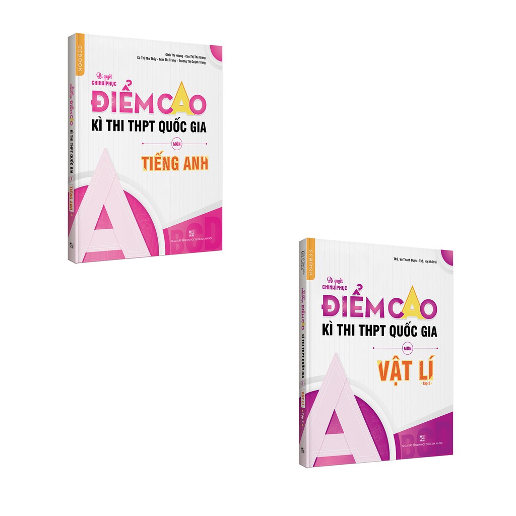 Sách - Combo luyện thi điểm cao môn Tiếng Anh - Vật lí - Tập 2 - NXB Đại học Quốc gia Hà Nội