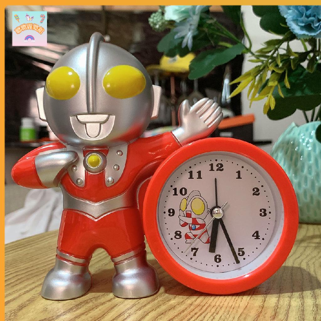 Đồng Hồ Báo Thức Để Bàn In Hoạt Hình Ultraman 2022 Sáng Tạo Cho Bé