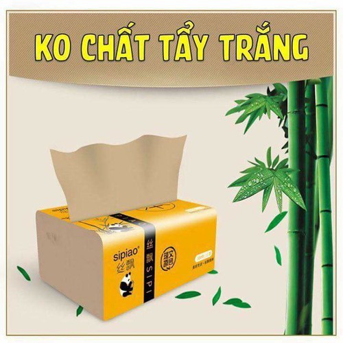 Thùng Giấy Ân Gấu Trúc SIPIAO30 GÓI 1 THÙNG ) - giấy việt nam