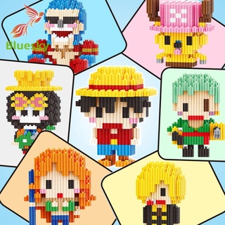 ✨✨ lego nano linkgo 3D one piece - luffy - đảo hải tặc dễ thương, lắp ráp sáng tạo nhân vật hoạt hình 10xtimes