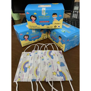 Khẩu trang y tế 4 lớp kháng khuẩn cho bé cầu vồng