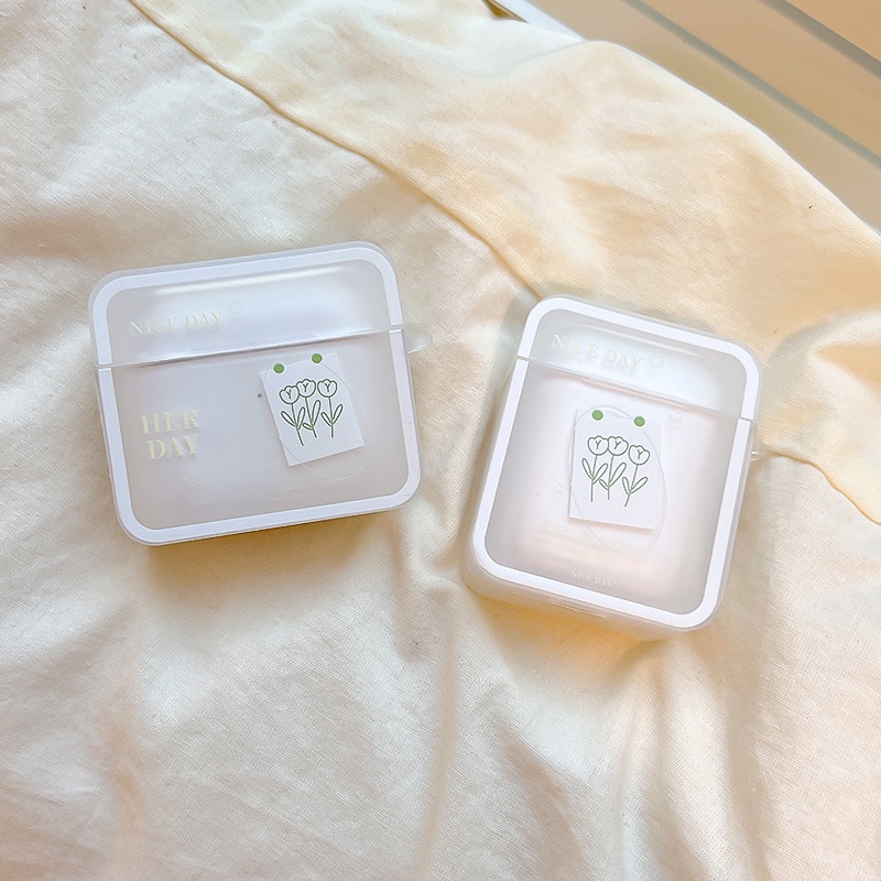 Vỏ Bọc Hộp Sạc Tai Nghe Airpods Pro 2 / 3Rd Generation Bằng tpu Silicone Hình Vuông Kiểu Dáng Đơn Giản