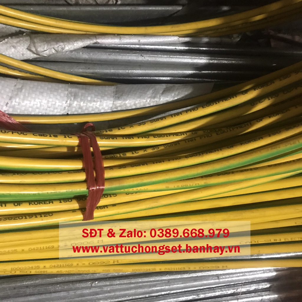 Dây tiếp địa thoát sét M35, Cáp tiếp địa thoát sét M35 của hãng Tân Phú