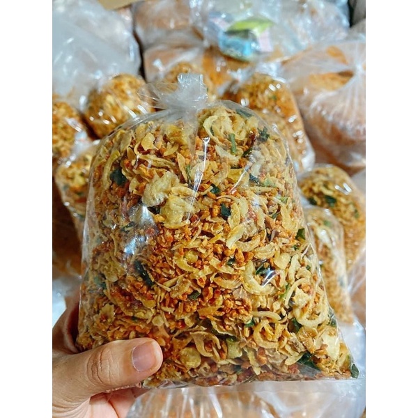 Muối tôm hành phi siêu thơm, giòn và ngon 200gram - 35k