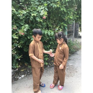 đồ lam đi chùa# lãnh tụ phối bé