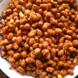 500g Lạc sấy tỏi ớt( đậu phộng )
