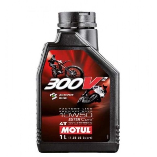 Nhớt Motul 300v 10w50 tem 3 lớp 1000ml