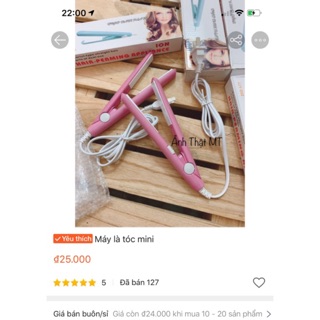 Máy là /duỗi tóc mini hộp trắng