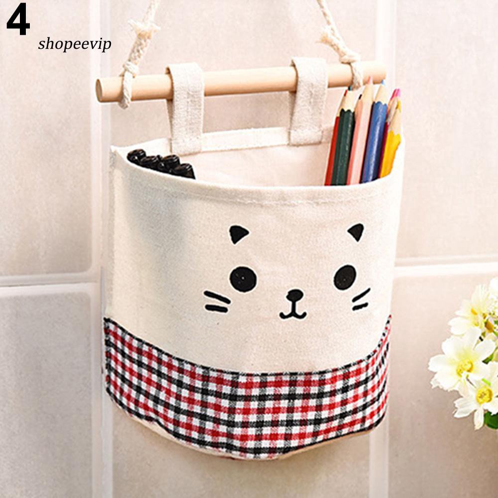 Túi treo tường đựng đồ hình mèo con dễ thương 88098 SHIPNHANH88