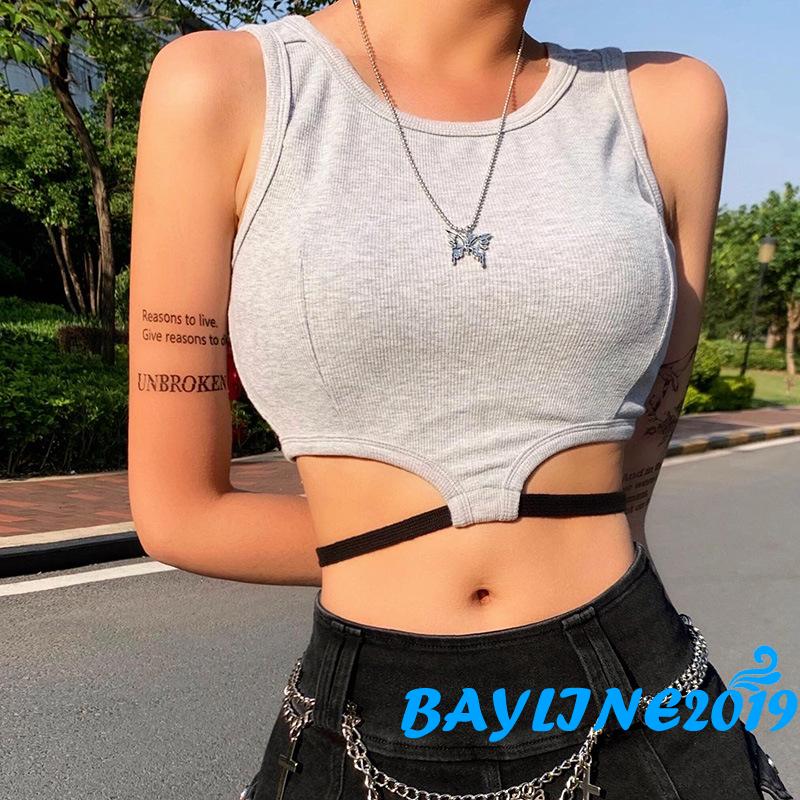 Áo lửng không tay phong cách thời trang quyến rũ sành điệu cho nữ | BigBuy360 - bigbuy360.vn