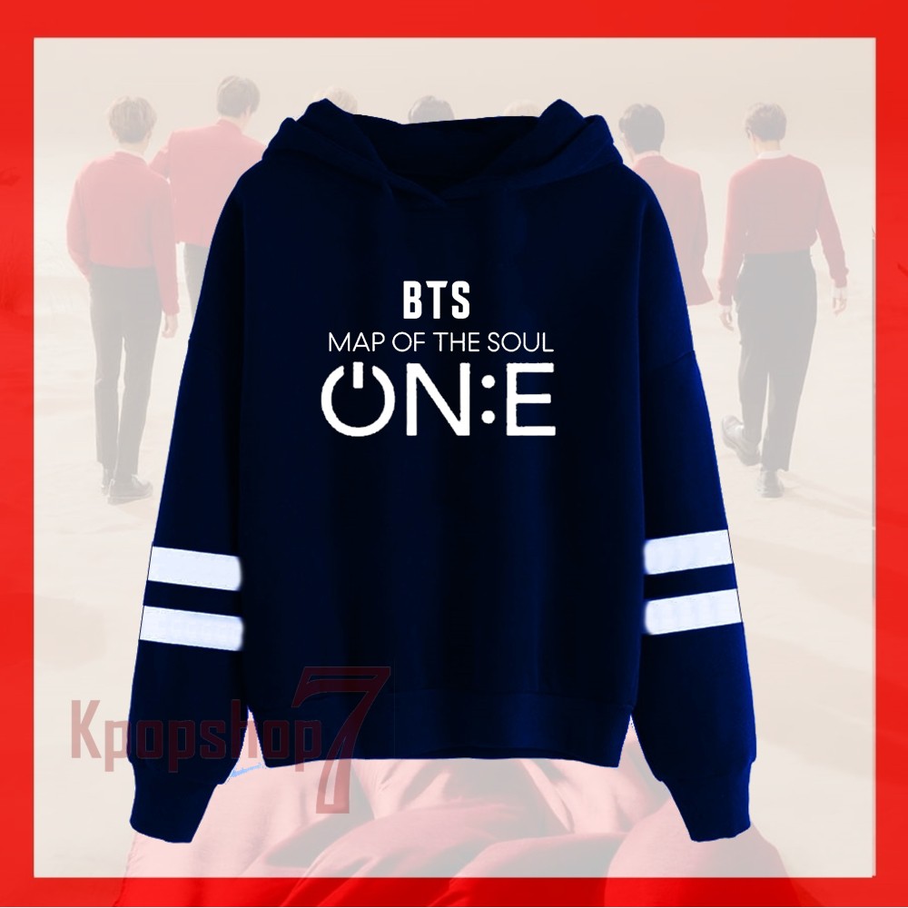 Áo Khoác Hoodie Bts The Soul One - Double Stripe