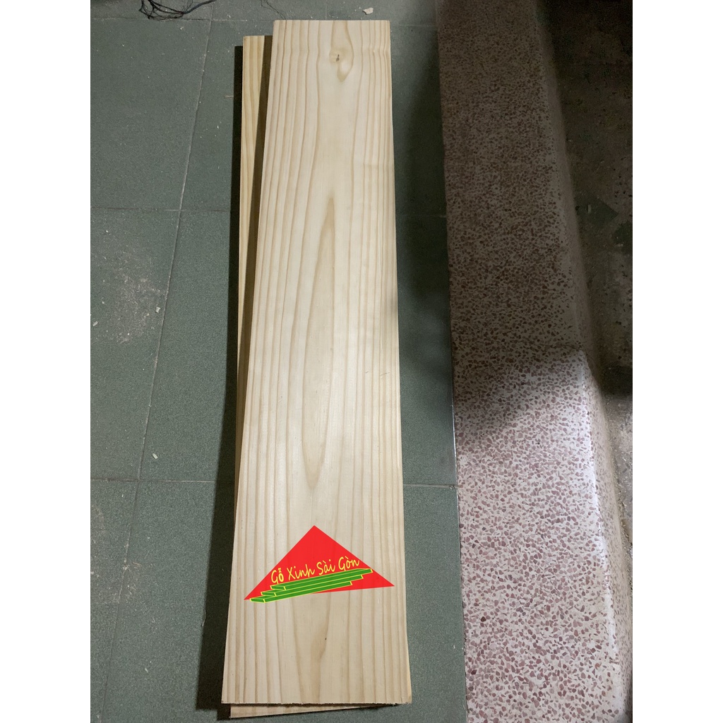 Tấm gỗ thông rộng 20cm, dài 120cm, dày 1cm đã bào láng đẹp 4 mặt phù hợp trang trí hoặc DIY, làm loa bluetooth, ốp tường