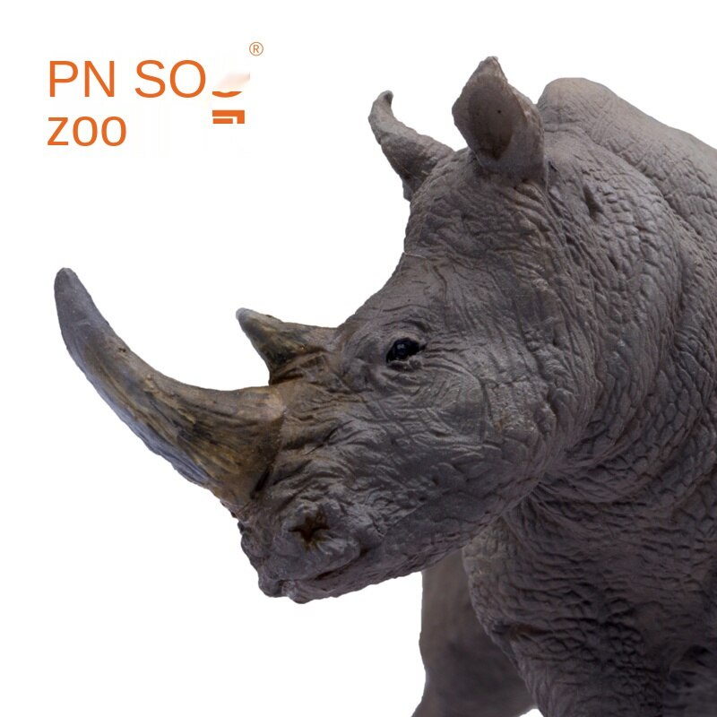 Đồ Chơi Trẻ Em Mô Hình Động Vật PNSO Trắng Tê Giác Nika Zoo Phát Triển Kèm Mẫu 08