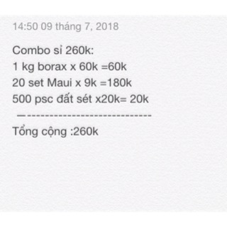 Combo sỉ 260k
