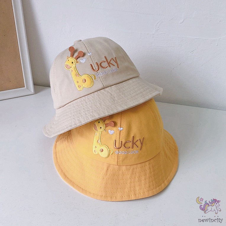 Nón tai bèo in hình hươu cao cổ đáng yêu cho bé