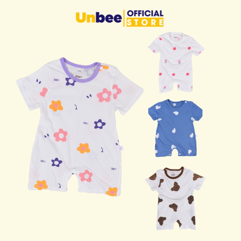 Bộ Body Hè Cho Bé Cộc Tay, Bộ Liền Thân, Body Đùi Bé Trai, Bé Gái Xuất Hàn Chất Liệu Cotton Cao Cấp - Zunbaby - BS023