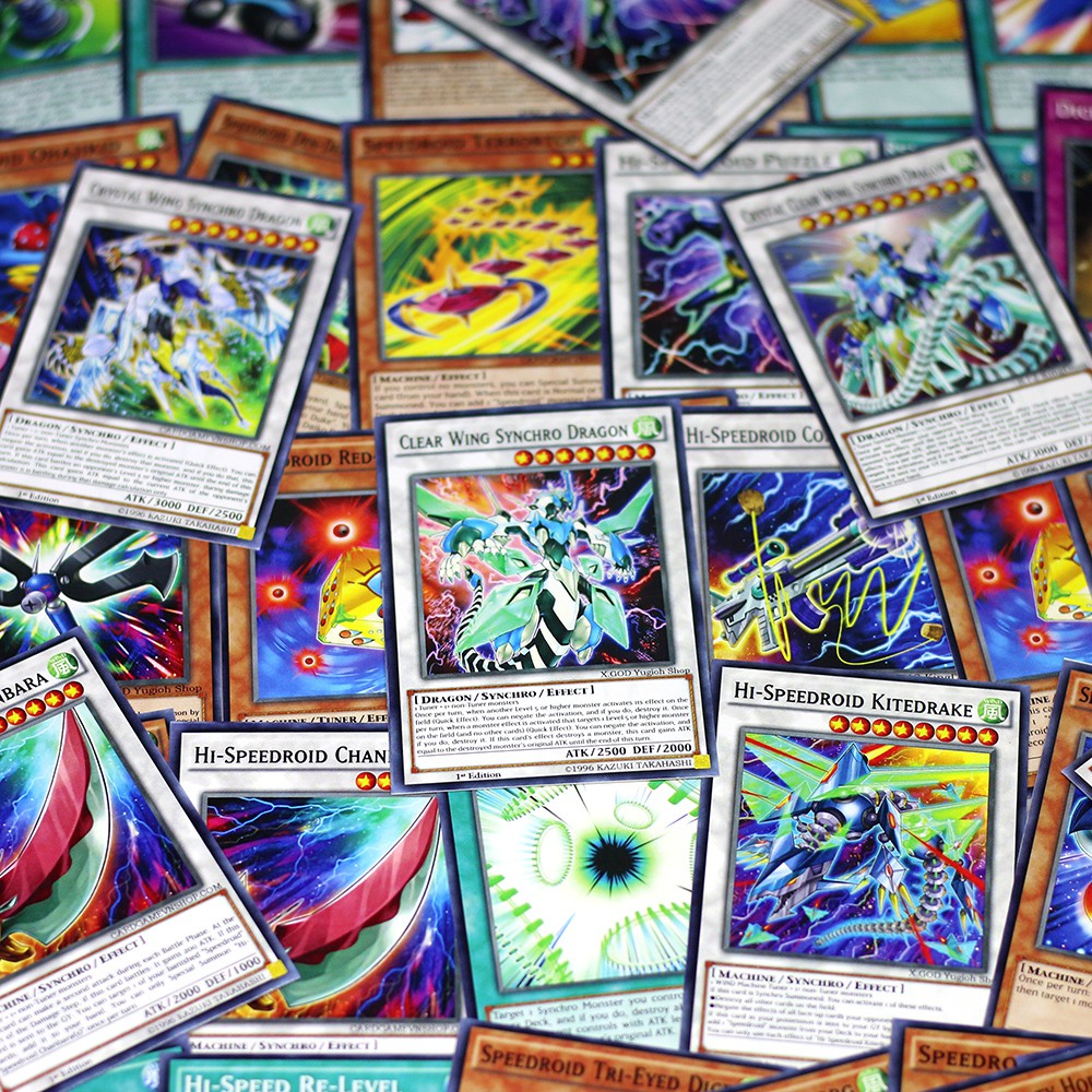 Bài Yugioh ❤️FREESHIP❤️ Thẻ bài Yugioh Speedroid Yugo deck 54 lá