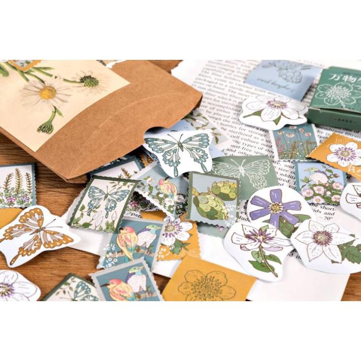 Bộ 46 Sticker Hàn Quốc dán trang trí SIÊU HOT E125