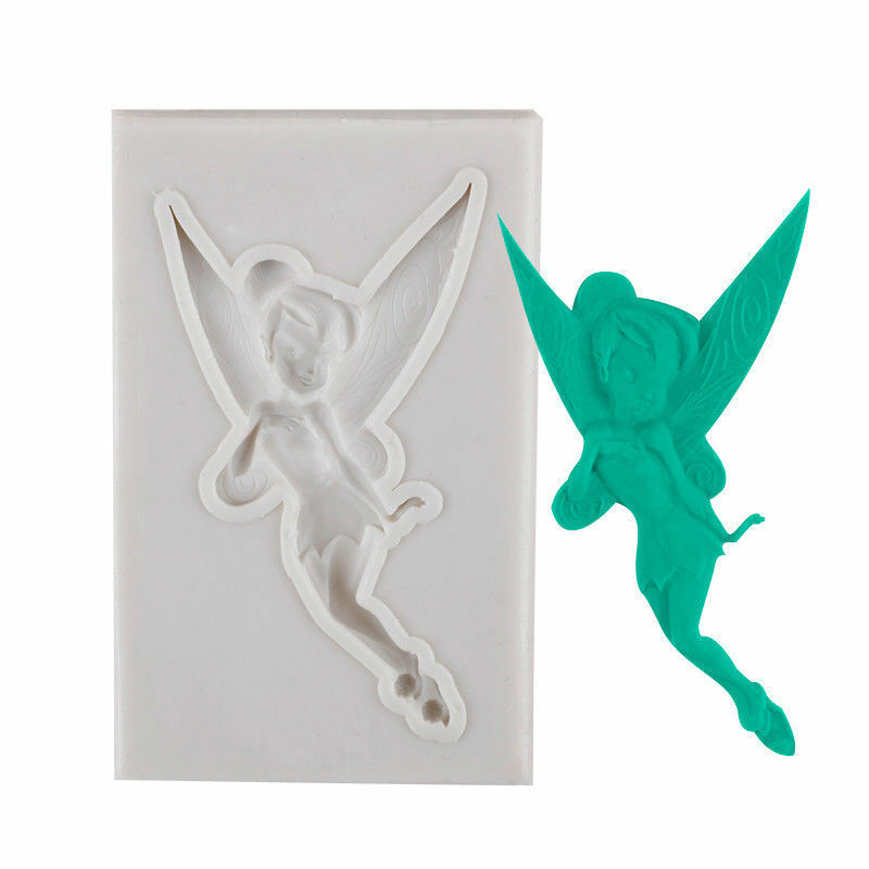 3D Childhood Flower Fairy Silicone Mold Gumpaste Chocolate Clay Baking Molds Fondant DIY Party Cake Decorating Tool