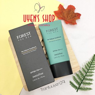 (Mẫu mới) Kem chống nắng cho nam innisfree forest for men no sebum sunblock spf50