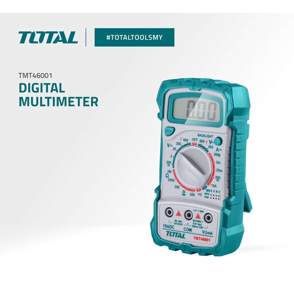 TOTAL Đồng hồ vạn năng TMT46001 DM200