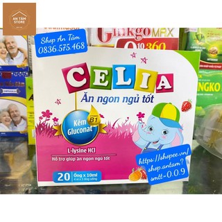 Celia Ăn ngon ngủ tốt bé thông minh, giúp bé ăn nhiều hơn kích thích bé ăn ngon hơn