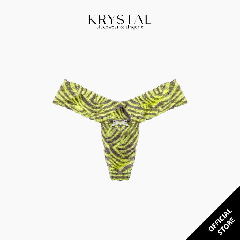 Quần lót ren lọt khe chữ T sexy gợi cảm màu trơn KRYSTAL KQT01 | BigBuy360 - bigbuy360.vn