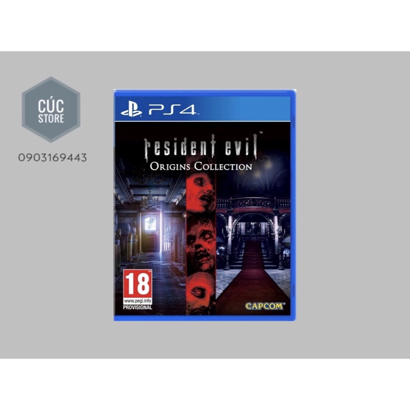 Đĩa chơi game PS4: Resident Evil Origins Collection